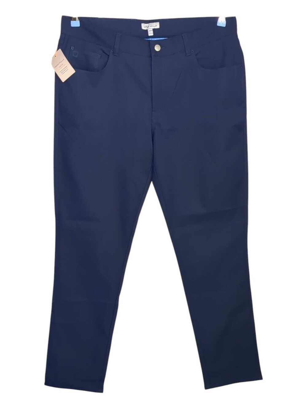 Peter Millar Crown Sport Performance  5 Pocket Golf Navy Pants Sz 36